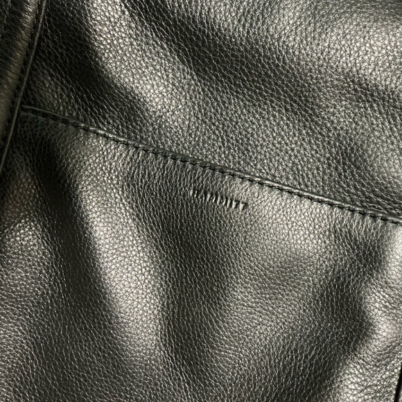 Hammitt Big Black Leather Bag NWT - Picture 4 of 6